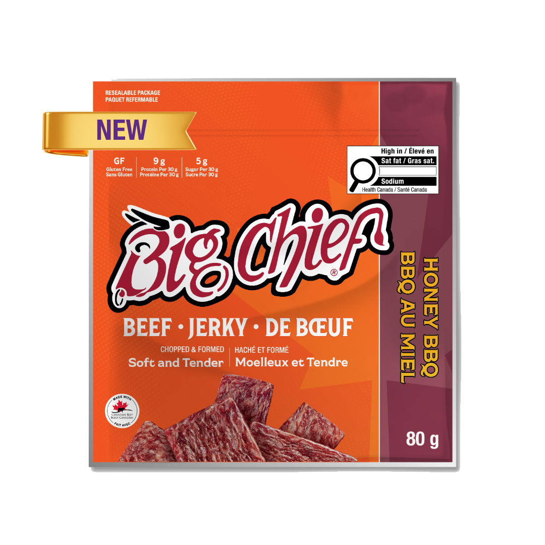 80g Beef Jerky Bag - Honey BBQ