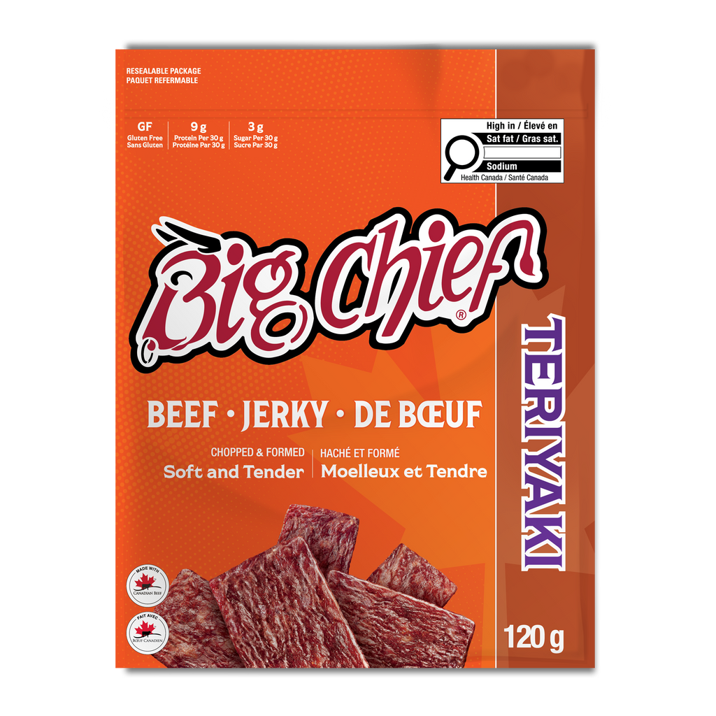 120g Teriyaki Beef Jerky Bags