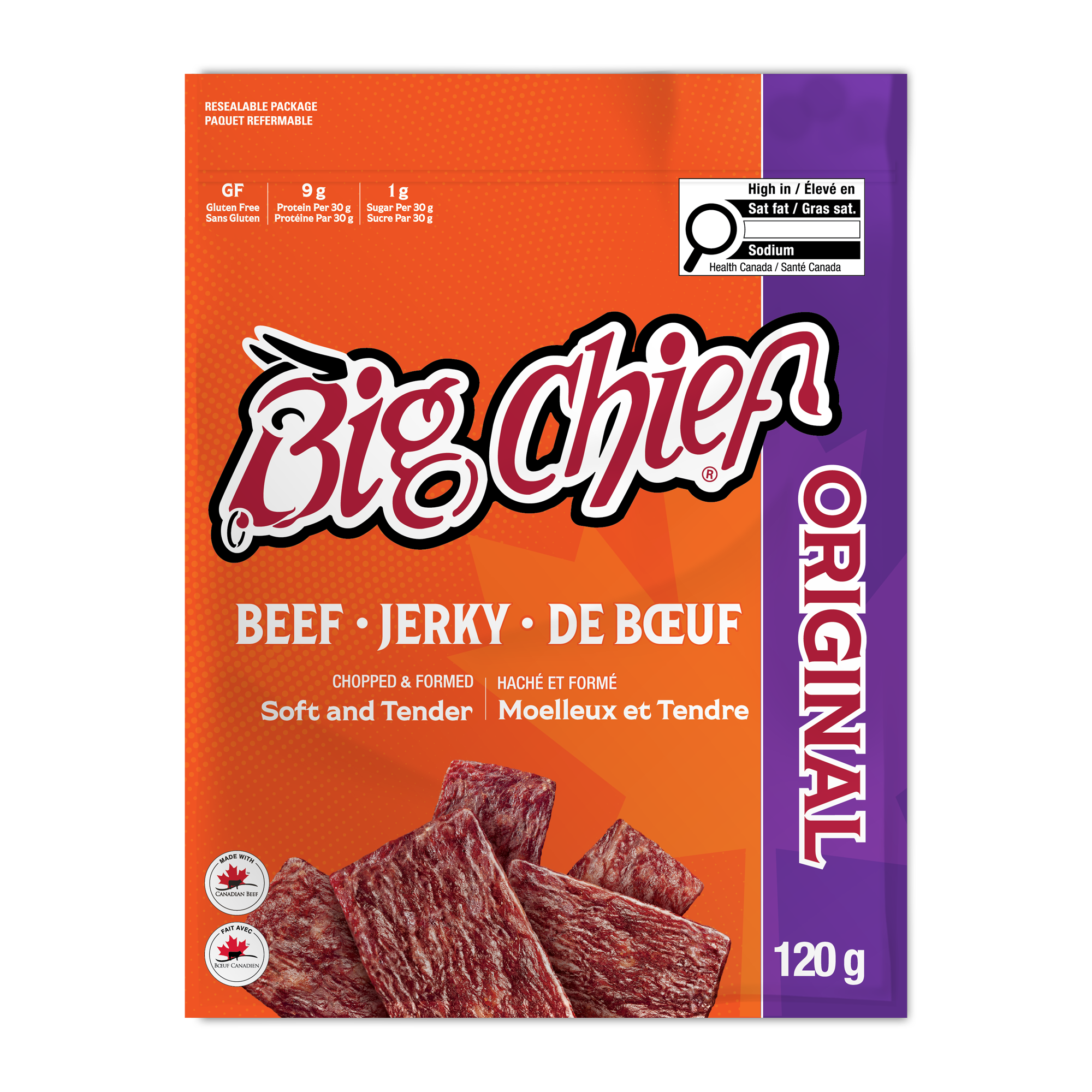 120g Original Beef Jerky Bags