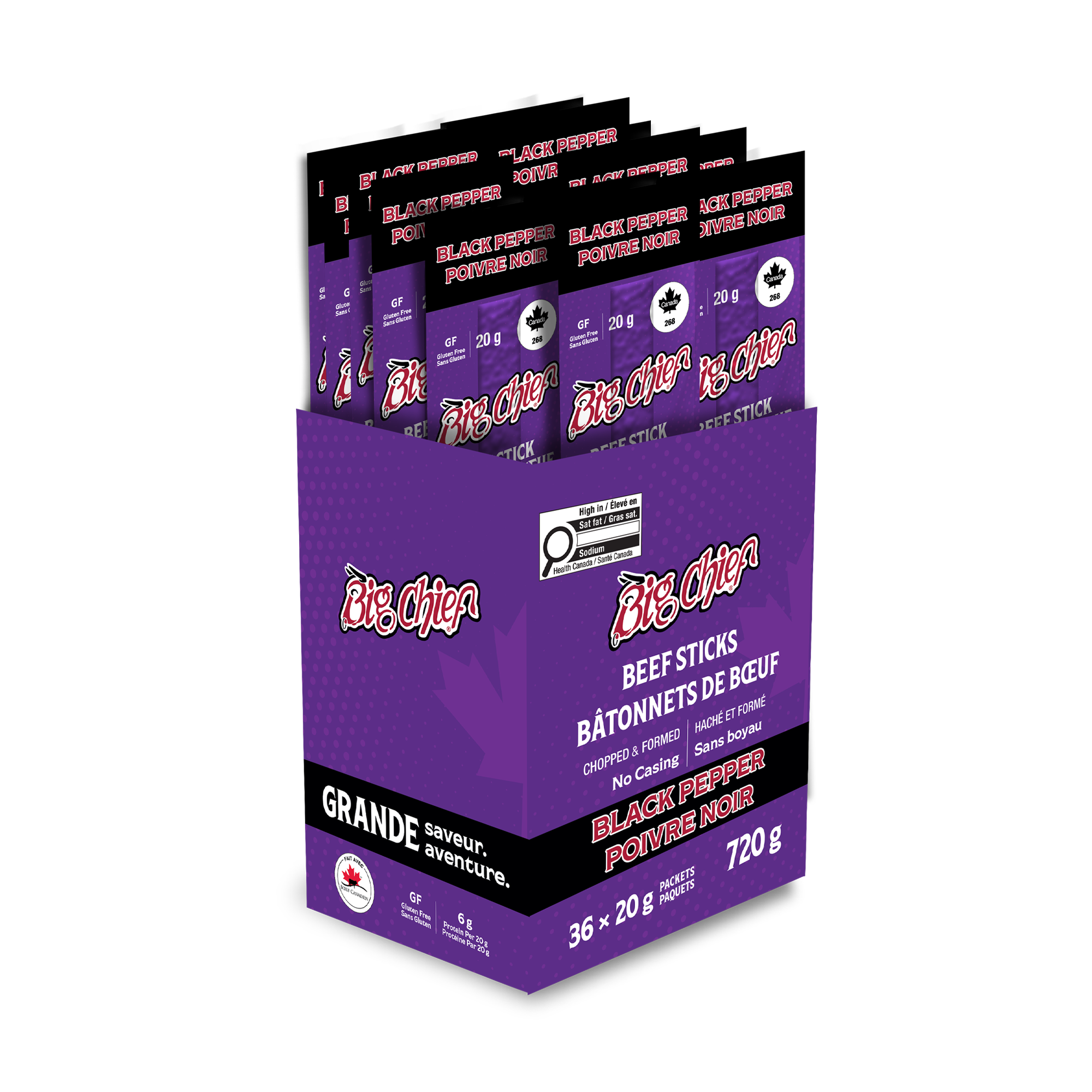 20g Black Pepper Beef Stick