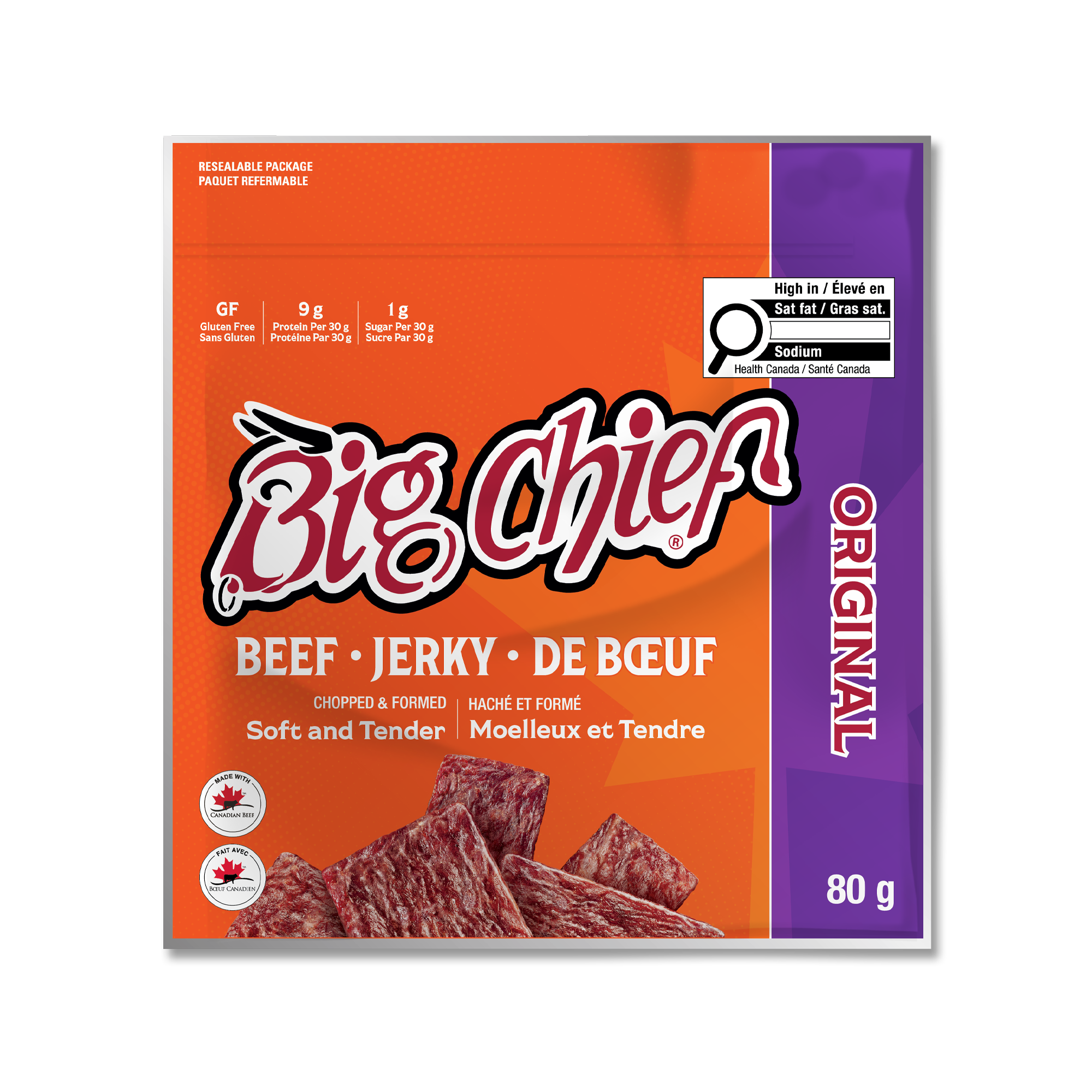 80g Beef Jerky Bag - Original