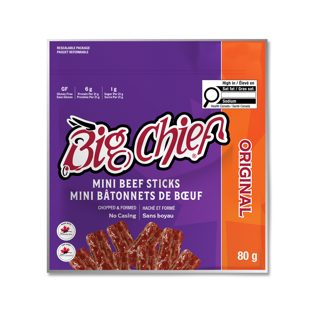 80g Mini Beef Sticks Bag - Original