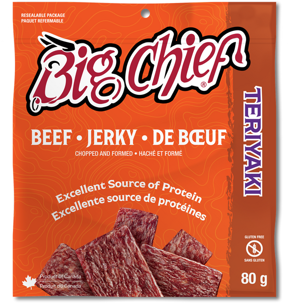 80g Beef Jerky Bags - Teriyaki